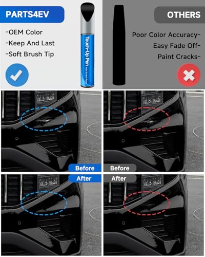 Touch Up Paint Compatible with Kia Exact Match Touch Up Paint Car Scratch Repair (Fusion Black（FSB）) - color: Fusion Black（FSB）