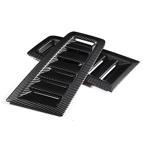 Universal Car Hood Vent Scoop Kit, Cold Air Intake Louvers for Auto Cooling, Fit for RS MK2 Bonnet Cover (Hydrographics Transfer Printing) - color: Hydrographics Transfer Printing