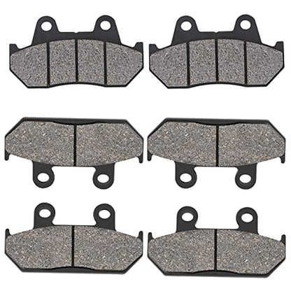 AHL Semi-metallic Front and Rear Brake Pads Set for Honda GL1500 Goldwing (All models) 1988-2000