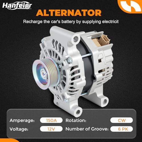11411N Alternator for Ford Mazda Mercury Escape 2009-2012 V6 3.0L - size: 11411