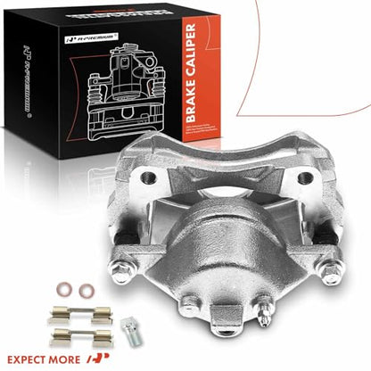 A-Premium Front Right Passenger Disc Brake Caliper with Bracket - style: Front Passenger Side