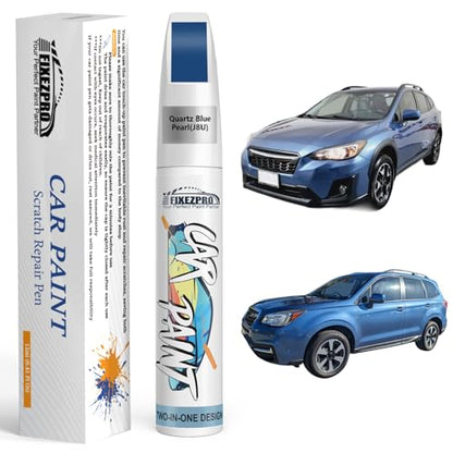 J8U Quartz Blue Pearl Touch Up Paint for Subaru - color: Quartz Blue Pearl(J8U) compatible with Crosstrek/Compatible withester-models/Impreza/XV-Crosstrek, style: For subaru