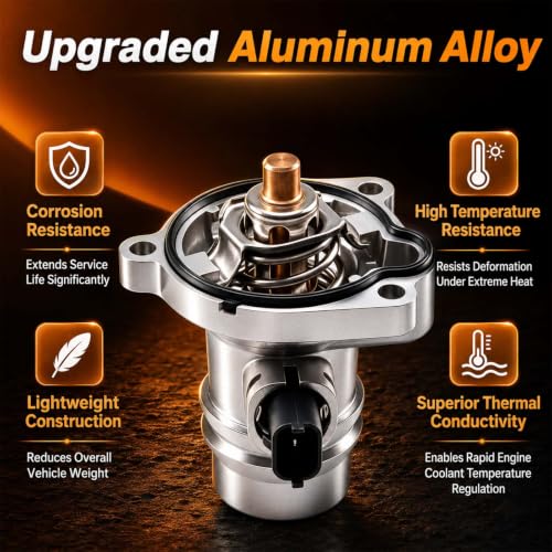 FUSCH Aluminum Coolant Thermostat Housing for Chevy Cruze 1.4L 2011-2016 - size: 1.4 L