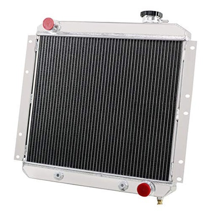 ALLOYWORKS 3 Row Aluminum Radiator for 1960-1984 Toyota Land Cruiser FJ40 FJ45 3.9/4.2L