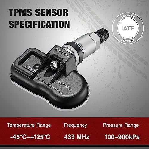 BDFHYK Upgrade TPMS Sensor 315Mhz Tire Pressure Monitoring System Compatible with Toyota 4Runner Avalon Camry Corolla FJ Cruiser Highlander Land Cruiser Matrix Prius V RAV4 Sequoia Tacoma Tundra Yaris - style: 4260735010