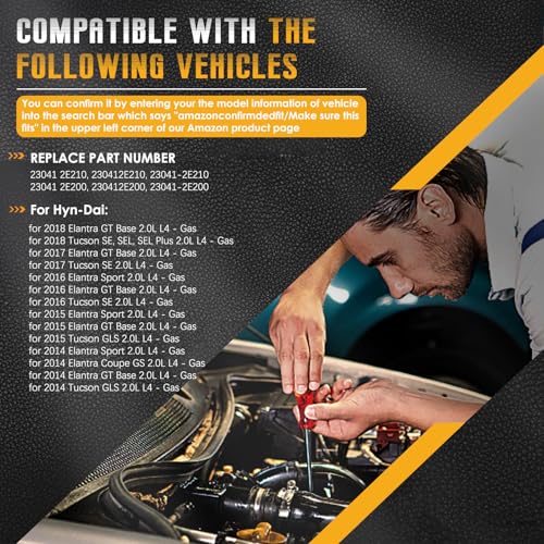 PANGOLIN Engine Piston & Rings Set +0.5mm for Kia Soul Forte 2.0L 2014-2018 - size: +0.5mm