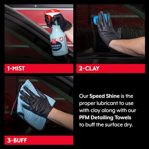 Griot's Garage Glass Cleaning Clay for Car Window, Windshield, Shower Door, Stone, Ceramic Tiles, Removes Oil, Tar, Grease, Water Spots, and More 11049, 3.5oz, Blue - size: 3.5 Ounce (Pack of 1)