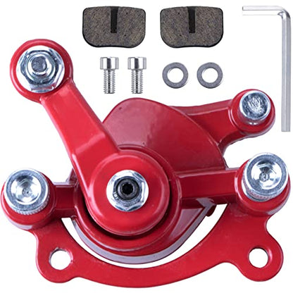 Rear Disc Brake Caliper with Brake Pads Compatible with Predator 212 Moto MM-B80 80CC 2.5HP MM-B105 Motovox MBX10 MBX11 MBX12 Mini Dirt Bike Classic 47cc 49cc Pocket Bike Stand Up Goped Scooter