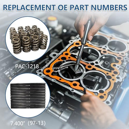 Replace Truck Camshaft Kit With Springs Pushrods Lifters Timing Gasket Set for 1997-2013 GM Chevrolet Gen 3/4 LS 4.8/5.3/5.7/6.0/6.2 V8 LSx Engine - color: With Timing Cover Gasket