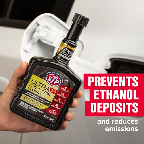 Ultra 5 in 1 Fuel System Cleaner by STP (R), Fuel Additive for At-Home Fuel Treatment for Vehicles, 12 OZ