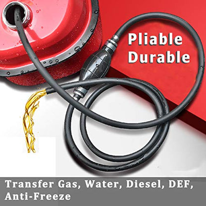 High Flow Siphon Pump, Gasoline Oil Water Fuel Diesel Transfer
