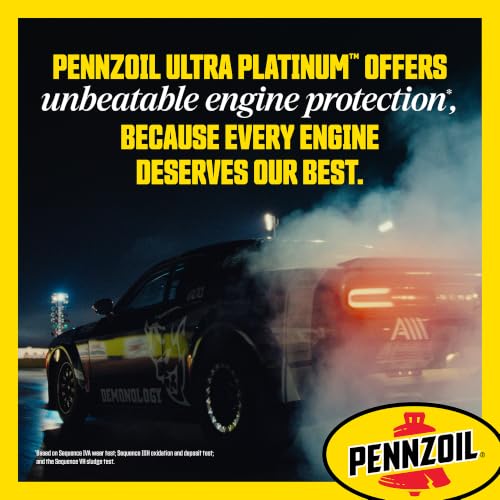 Pennzoil Ultra Platinum Full Synthetic 5W-20 Motor Oil, 1 Quart - size: 1 Quart, style: Single