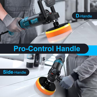 ENEACRO 1700W Rotary Car Buffer Polisher Waxer