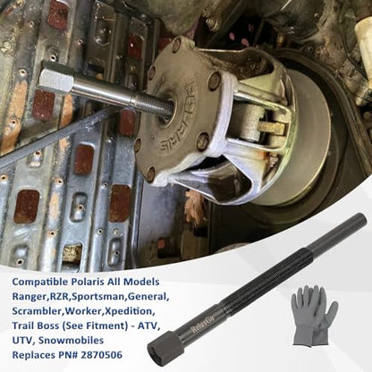 ReluxGo Primary Polaris Clutch Puller Removal Tool for 1985-2016 Polaris Sportsman Scrambler Ranger RZR, Polaris Clutch Removal Tool Replaces 2870506 (OEM Standard Size) - size: 2870506