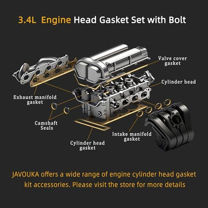 Head Gasket Set with Bolt, for Chevy Impala/Lumina/Malibu/Venture