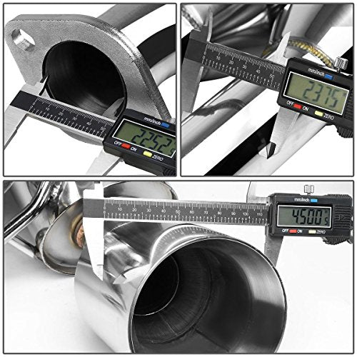 Auto Dynasty 4.5" Clamp-On Catback Exhaust Tip System For 09-19 Nissan 370Z