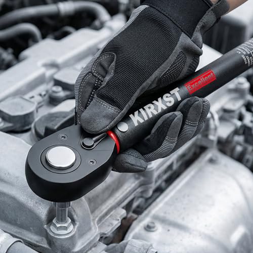 1/2" Drive Torque Wrench 8-168Ft.-Lb./10.9-227.9Nm, Two-way Adjustable 72-tooth Click Torque Wrench, Dual Scale, ±3% Accuracy Wrench, Suitable for Maintenance Bicycles, Cars and Trucks - size: 1/2"