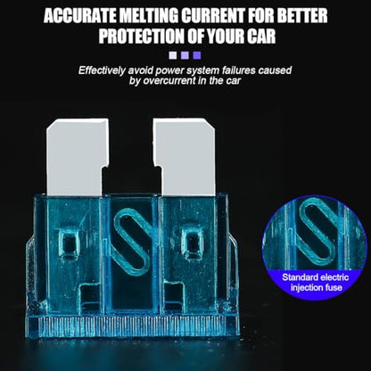 Mandark 120PCS 2-35 Amp Standard Mini and Low-Profile Blade Fuse Kit - color: 120PCS