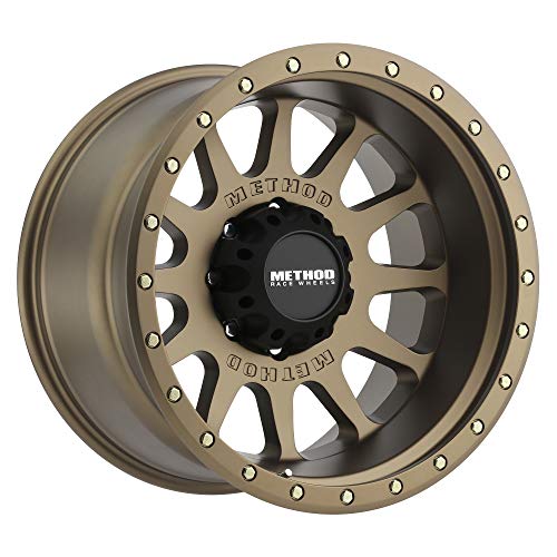 Method Race Wheels 605 NV Method Bronze 20x10" 8x6.5", 24mm offset 4.55" Backspace, MR60521080924N - color: Method Bronze, size: 20x10 inches, 8x6.5, -24/4.55"