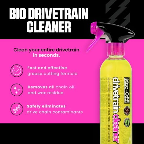 Muc-Off Drivetrain Cleaner & Degreaser Spray - size: 17 Fl Oz (Pack of 1)