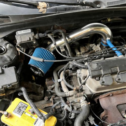 PHILTOP 2.5in Cold Air Intake Kit for 2001-2005 Honda Civic 1.7L, Blue - color: Blue, size: 2001-2005 Honda Civic 1.7L