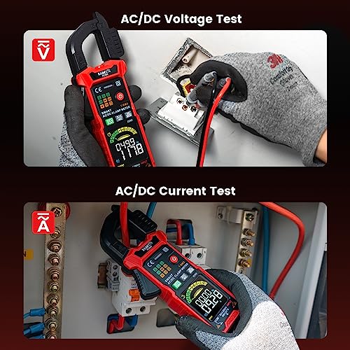 KAIWEETS Digital Clamp Meter 4-Mode Smart-Select Auto-Ranging DC Amp Tester