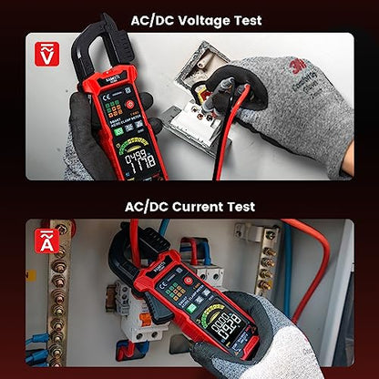 KAIWEETS Digital Clamp Meter 4-Mode Smart-Select Auto-Ranging DC Amp Tester