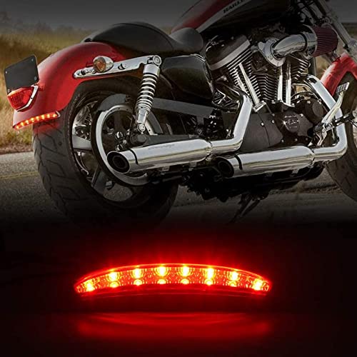 ANKIA 5 Wires Motorcycle Chopped Rear Fender Edge LED Tail Light