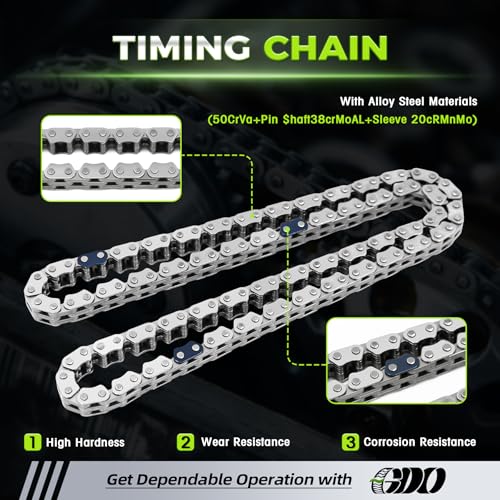 3.6 Timing Chain Kit W/Water Pump & Oil Pump 12603745 for 2007-2015 Chevy GMC Cadillac Buick Saturn Pontiac Suzuki Saab V6 Engine 3.6L 3.0L Replace# 9-0753S Cadena De Tiempo Kit - size: Timing Chain Kit & Oil Pump & Water Pump