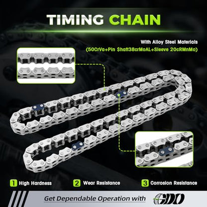 3.6 Timing Chain Kit W/Water Pump & Oil Pump 12603745 for 2007-2015 Chevy GMC Cadillac Buick Saturn Pontiac Suzuki Saab V6 Engine 3.6L 3.0L Replace# 9-0753S Cadena De Tiempo Kit - size: Timing Chain Kit & Oil Pump & Water Pump