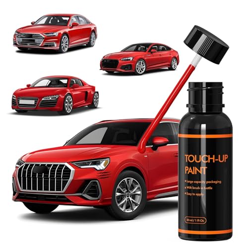 LY3J Brilliant Red Touch Up Paint for Audi, Automotive Paints - color: LY3J Brilliant Red
