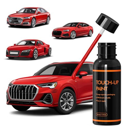 LY3J Brilliant Red Touch Up Paint for Audi, Automotive Paints - color: LY3J Brilliant Red