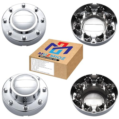 Wheel Center Hub Cap 560-2414 560-2415, Set of 4 | Front & Rear Hub Cover, 9 1/4" Diameter | Compatible with Dodge Ram 3500 Dually 1-Ton Truck 2011-2018 Replace # 68081010AA 2414 2415 - color: Set of 4, size: 560-2414 560-2415