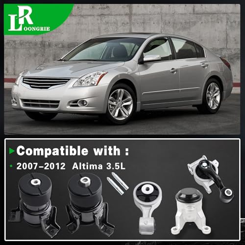 Engine Motor Mount and Transmission Mount kit Compatible with Altima - size: A4355HY A4365HY A4356HY A7362 A7363