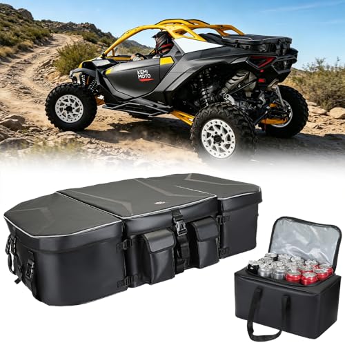 KEMIMOTO UTV Storage Cargo Bags Compatible with Can-Am Maverick R 2024+