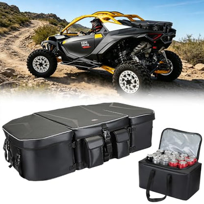 KEMIMOTO UTV Storage Cargo Bags Compatible with Can-Am Maverick R 2024+