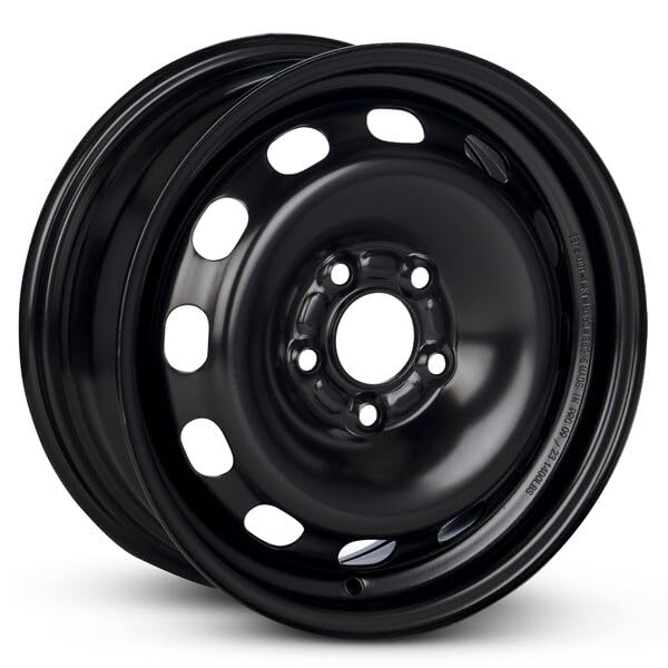 15x6 in Steel Wheel Rim 5 Lug 108mm 52.5mm Offset 63.4mm CB| Powder-Coated Black finish Fits 2010-2013 Ford Transit Connect | New OEM Replacement | 2T1Z1007A - size: 15x6 inch - Transit Connect