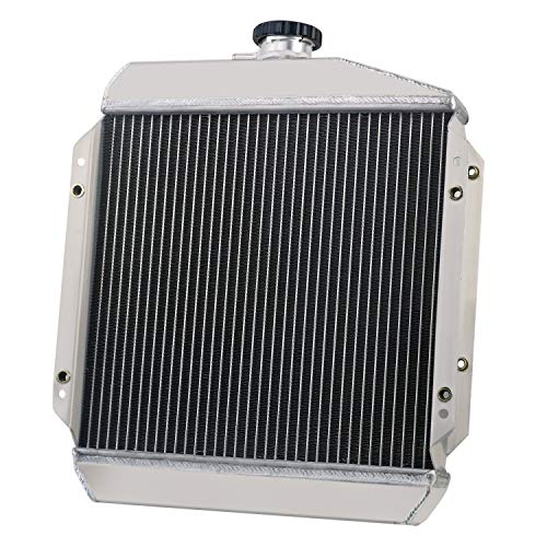 ALLOYWORKS 119621-44500 Tractor Radiator for Yanmar 3TNE74 Diesel Lightweight Aluminum 3 Row Core