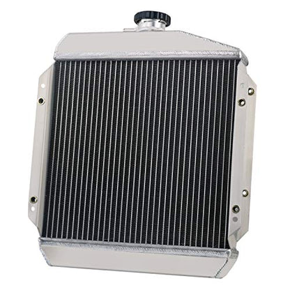 ALLOYWORKS 119621-44500 Tractor Radiator for Yanmar 3TNE74 Diesel Lightweight Aluminum 3 Row Core