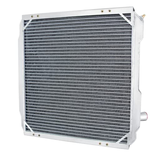Full Aluminum Radiator compatible with 2002 2003 2004 Hummer H1 6.5L V8 Engine DIESEL 3 Row Core Radiators - size: 3 Row Radiator+CNC 1.3Bar Cap