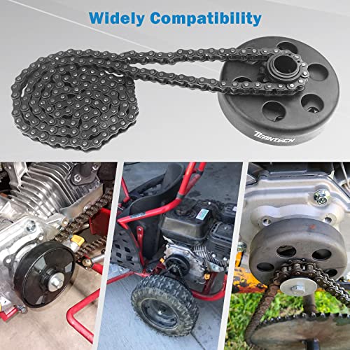 Go Kart Clutch 5/8 Bore 35 Chain 11 Tooth Sprocket for Go Kart Mini Bike - size: 5/8" Bore 11T & 35 Chain