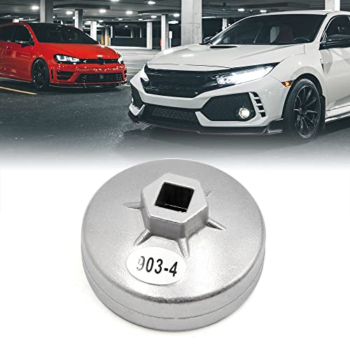 uxcell 73mm Inner Dia 14 Flute Oil Filter Cap Wrench Socket Removal Tool for Auto Car