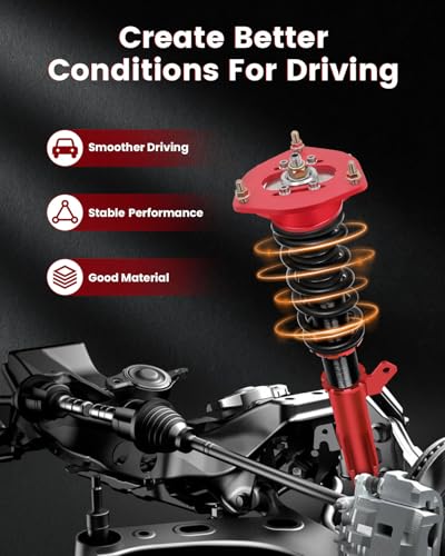 cciyu Coilover Suspension Fit for 2003-2008 for Toyota Corolla