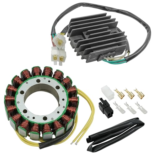 Caltric Stator and Regulator Rectifier Compatible With Honda Vt1100C Shadow 1100 Spirit 1998-2005