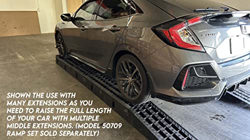 MAXXHAUL 50710 Middle Section (Extension) for 50709 Detachable Removable Poly Black Car Ramp Set (Pair) - style: Ramp Extensions