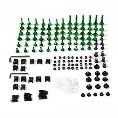 Motorcycle Fairing Bolt Kit Screws Kit For Honda CBR500R 2013-2018 Green - color: Green