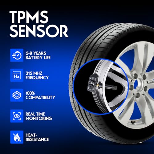 TPMS Tire Pressure Monitor Sensor, Compatible with Chevy Silverado Suburban Tahoe GMC Sierra Canyon Yukon Cadillac Eacalade, Replace#13542523 - color: 13542523