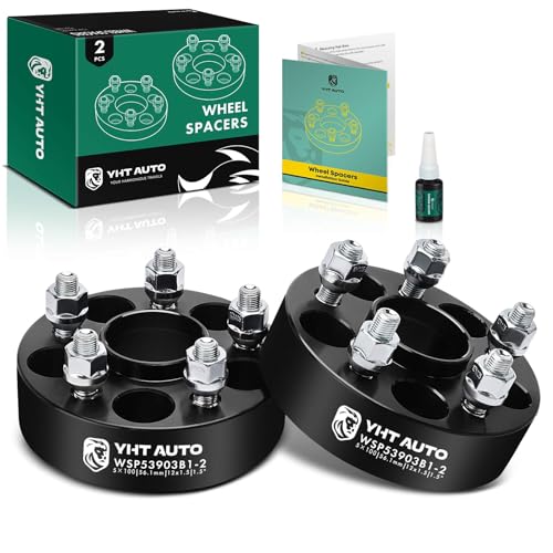 YHTAUTO 5x100 Hub Centric Wheel Spacers 1.5 Inch for Saab, Subaru, Toyota - size: 1.5 Inch Thickness, style: 2 PCS