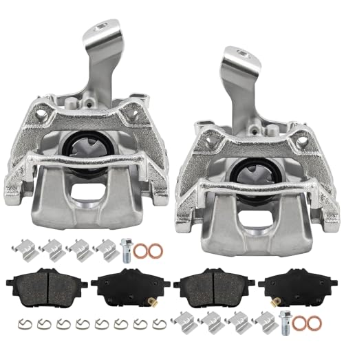Rear Pair Brake Caliper Kit for Nissan Sentra 20-25 2.0 S SR SV - color: Rear Pair, size: with Pads