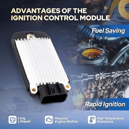 ENA Ignition Control Module Compatible with Chevy Oldsmobile Pontiac Saturn L4 2.2L 2.0L Replacement For LX-981